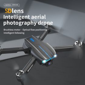 E99MAX Remote-controlled Drone 8k Long Endurance Quadcopter Capable Of Aerial Photography, Remote-controlled Folding Airplane Toy (Option: Black-Two)