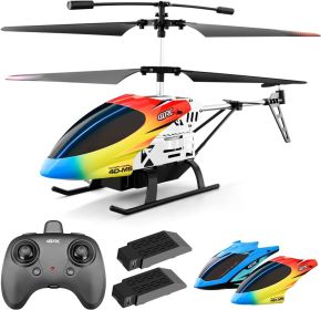 4DRC M5 RC Helicopter For Kids 3-12 And Beginners, Remote Control Helicopter With Altitude Hold, 2 Batteries With 30Mins Flight,Whole Alloy Toy.L (Option: 4 BATTERY)