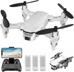 4DRC V9 Mini Drone For Kids Adults 720P HD FPV Camera, Foldable RC Quadcopter For Boys Girls With Altitude Hold, Headless Mode,Logistics Is Rando (Option: Grey)